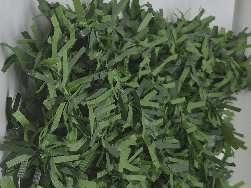 Grass fence rolls prepared for production and export